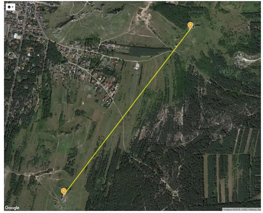 Distância de teste mimosa b24