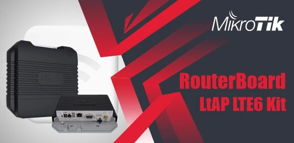 Ponto de acesso de alto desempenho MikroTik RouterBoard LtAP LTE6 Kit para uma ampla gama de aplicações