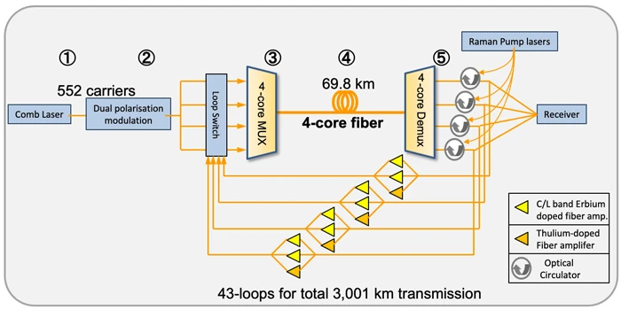 Esquema del sistema de transmisión