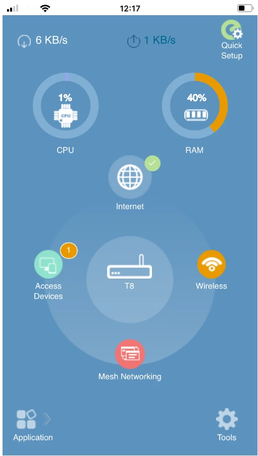 Totolink T8 - Aplicação Móvel