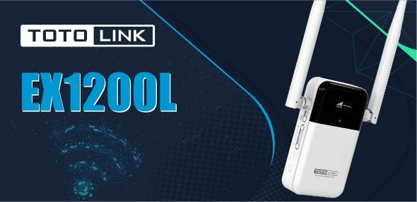 Amplificador de sinal WiFi - Totolink EX1200L