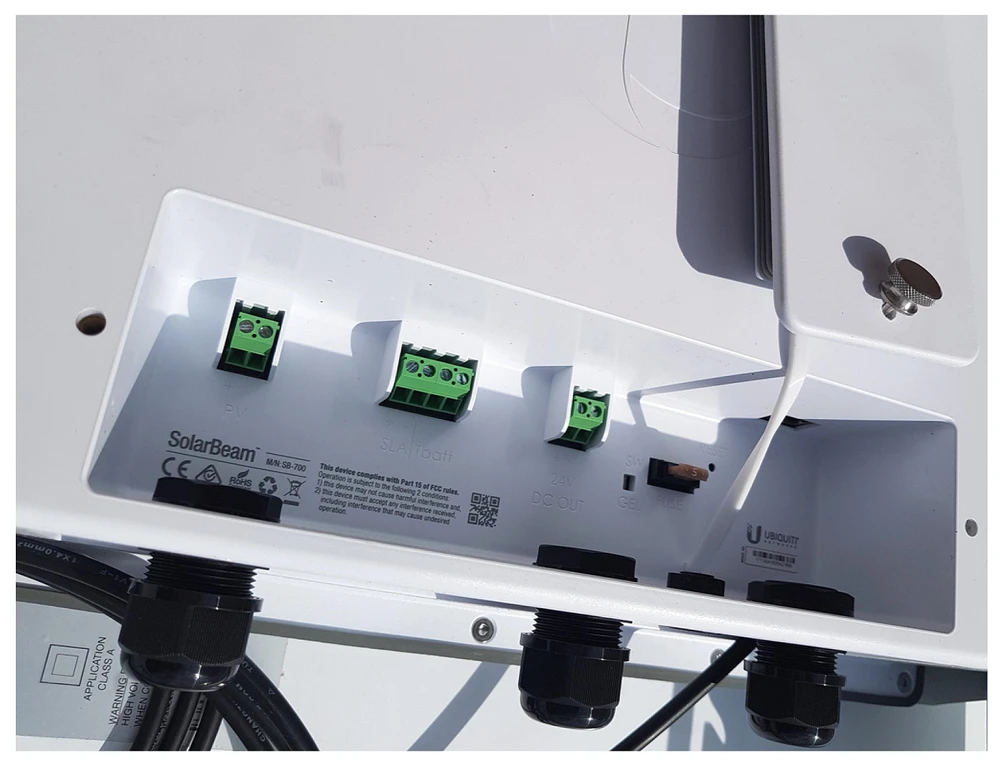 Painel de ligação Ubiquiti SolarBeam