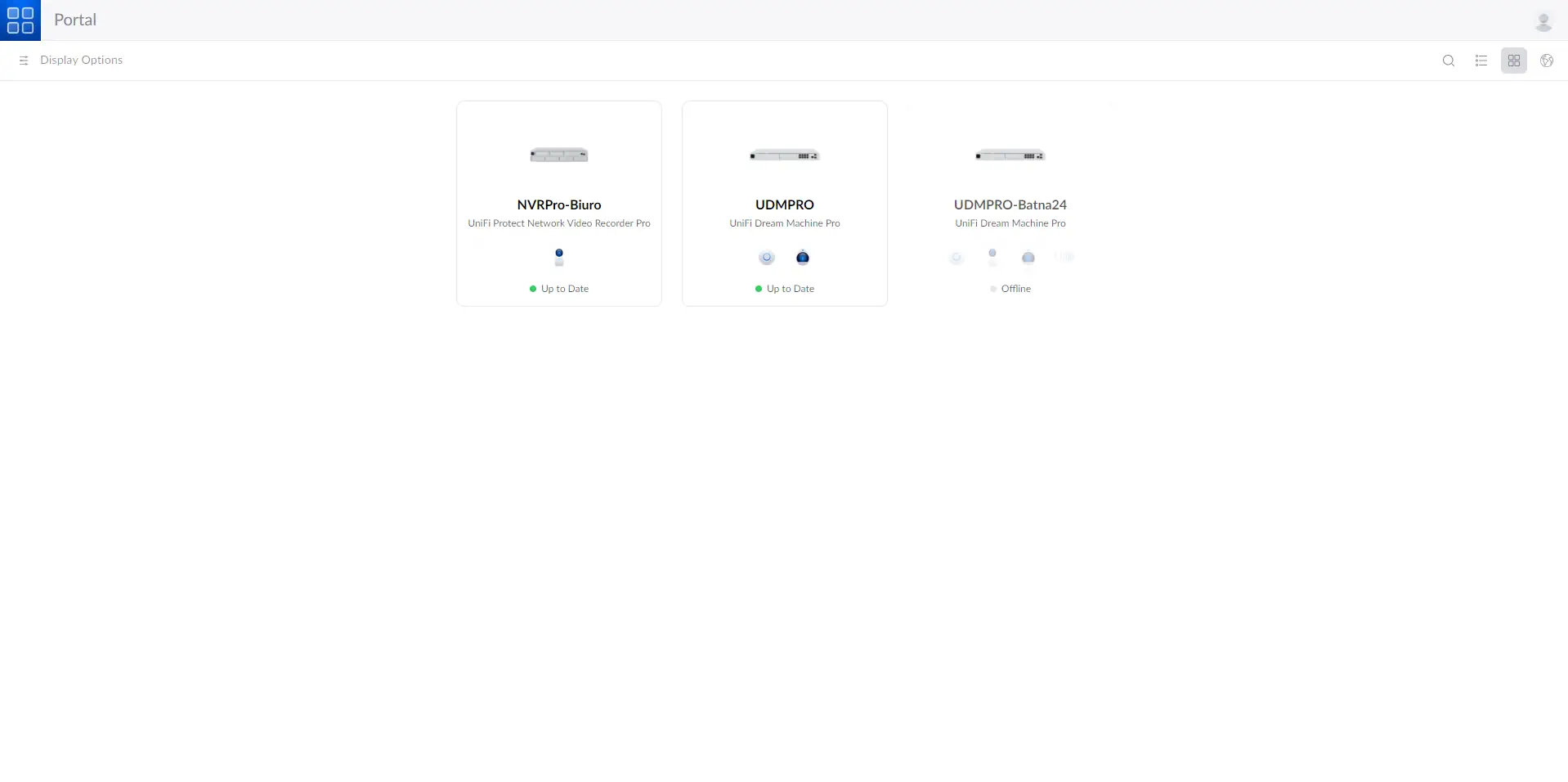 UniFi OS Dashboard UniFi OS Dashboard