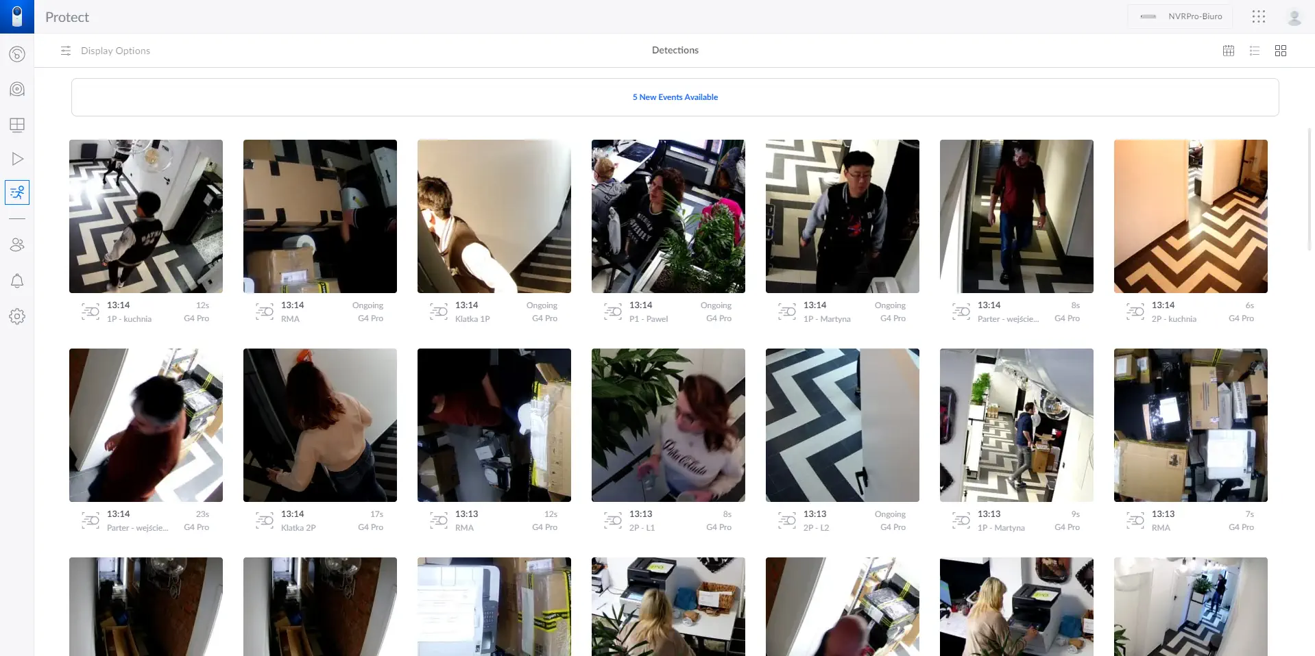 Wykrywanie ruchu w trybie stopklatki Wykrywanie ruchu w trybie stopklatki