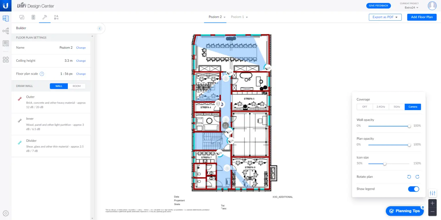 Kąt widzenia kamery w pomieszczeniu Kąt widzenia kamery w pomieszczeniu