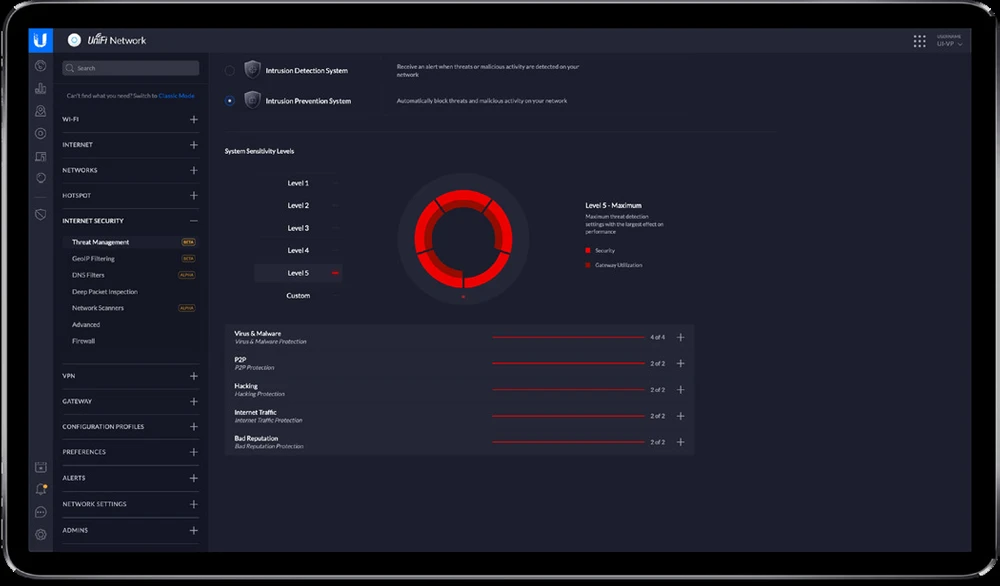 UniFi Dream Machine Pro Security