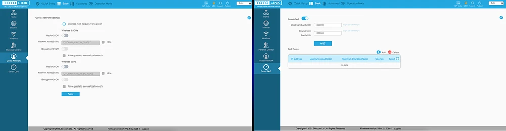 configuração x5000r