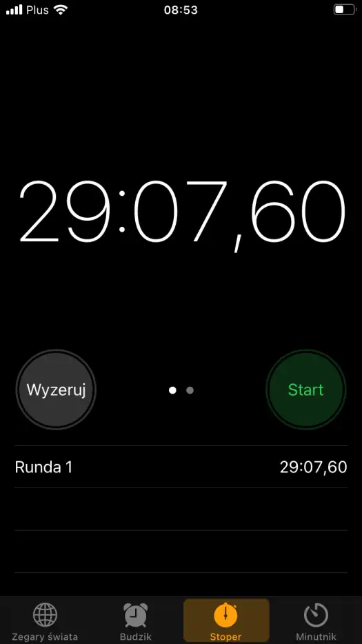 Tryb Auto rzeczywisty czas pracy 29 min Tryb Auto rzeczywisty czas pracy 29 min