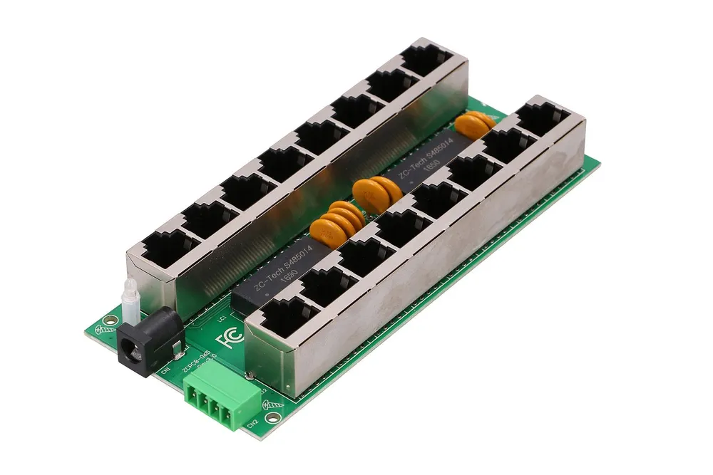 Extralink 8 Port, Gigabit PoE Injector