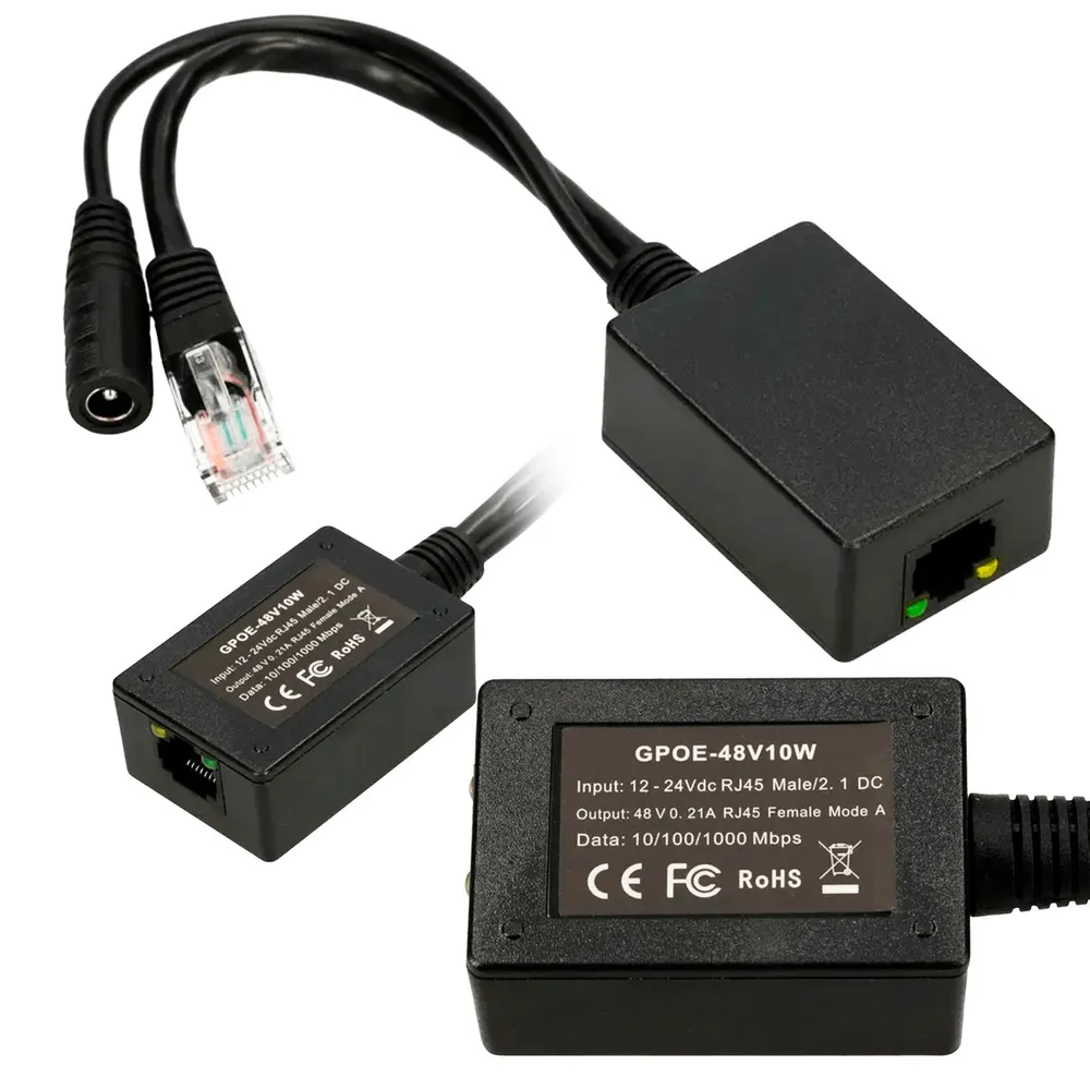 PoE injector (adapter) 1x fast Ethernet port