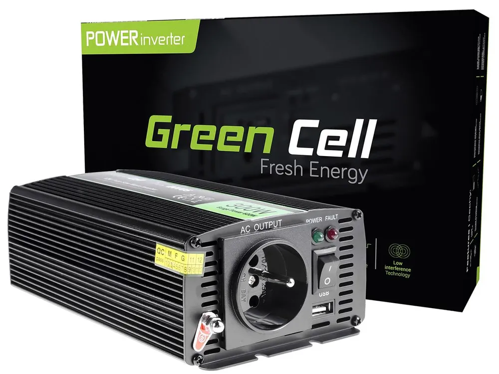 Green Cell® 1000W/2000W 24V a 220V/230V Onda sinusoidal Pura