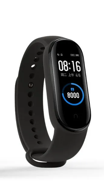 Pulsera de actividad - XIAOMI Mi Band 5, -, Poliuretano termoplástico  (TPU), Negro