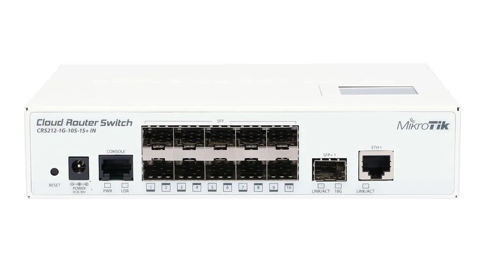 Bộ chuyển mạch Switch Mikrotik CRS212-1G-10S-1S+IN | Maitel
