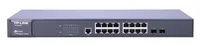 TP-Link TL-SG3216 | Switch | 16x RJ45 1000Mb/s, 2x SFP, Rack, Řízený Ilość portów LAN16x [10/100/1000M (RJ45)]

