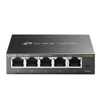 TP-Link TL-SG105E | Switch | 5x RJ45 1000Mb/s, Desktop, No gestionado Ilość portów LAN5x [10/100/1000M (RJ45)]

