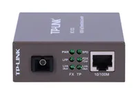 TP-Link MC112CS | Medienwandler | 1x SC/UPC, 1x RJ45 100Mb/s, 1310/1550nm, Einzelmodus Prędkość transmisji danychFast Ethernet