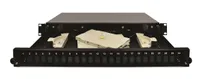 Extralink 24 Core | Patchpanel | für SC-Simplex-Adapter, 24 Port, schwarz Max. liczba spawów24 Core