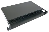 Extralink 24 Core | Przełącznica | pod adaptery SC Simplex, 24 porty, czarna KolorCzarny
