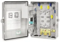 Extralink Esmer | Fiber optic distribution box | 16 core Liczba obsługiwanych tacek łączeniowych (maks.)16