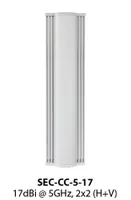 RF Elements SEC-CC-5-17 | Sektorová anténa | MIMO, 5GHz, 17dBi, 2x RP-SMA Częstotliwość anteny5 GHz