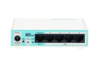 MikroTik hEX lite | Router | RB750r2, 5x RJ45 100Mb/s Ilość portów LAN5x [10/100M (RJ45)]
