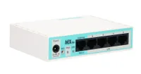 MikroTik hEX lite | Router | RB750r2, 5x RJ45 100Mb/s Rodzaj zasilania urządzeniaZasilacz