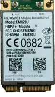 Huawei EM820U | Karta miniPCI-e | WCDMA/HSPA+ Standardy sieci bezprzewodowejHSPA+