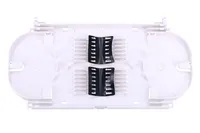 Extralink | Bandeja para latas de fibra óptica e acoplamentos | 24 soldas Liczba obsługiwanych tacek łączeniowych (maks.)24