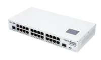 MikroTik CRS125-24G-1S-IN | Switch | 24x RJ45 1000Mb/s, 1x SFP, 1x USB Typ obudowyMetalowa