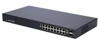 Ubiquiti ES-16-150W | Switch | EdgeMAX EdgeSwitch, 16x RJ45 1000Mb/s PoE+, 2x SFP, 150W Standard sieci LANGigabit Ethernet 10/100/1000 Mb/s