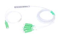 Extralink 1:4 PLC SC/APC | Splitter | 900um, 1m Długość1.5m