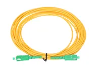 Extralink SC/APC-SC/APC | Patchcord | PVC, Jednomodový, Simplex, G.657A1, 3mm, 1m Długość1m