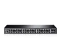 TP-Link T2600G-52TS (TL-SG3452) | Switch | 48x RJ45 1000Mb/s, 4x SFP, Gestionado Ilość portów LAN48x [10/100/1000M (RJ45)]
