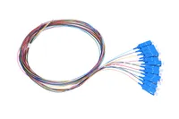 Extralink SC/UPC | Pigtail set | Monomodo, 900um, G.657A1, 1m, 12 pcs, 12 colores Długość1.5m