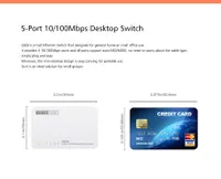 Totolink S505 | Switch | 5x RJ45 100Mb/s, Desktop 5