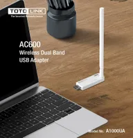 TOTOLINK A1000UA AC500 WIRELESS DUAL BAND USB ADAPTER Maksymalna prędkość transmisji bezprzewodowej500 Mb/s