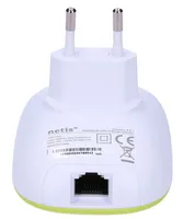 Netis E1+ | Zesilovač signálu WiFi | 300Mb/s, 2,4GHz, 1x RJ45 100Mb/s, zelený Standard sieci LANFast Ethernet 10/100Mb/s