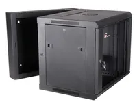 GETFORT 9U 600X550 WALL-MOUNTED TWO-SECTION RACKMOUNT CABINET 1