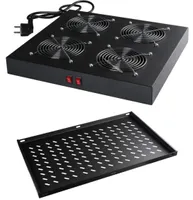 Getfort 37U 600x800 | Armario rack | De pie, 2 estanterías, 4 ventiladores 2