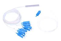 Extralink 1:8 PLC SC/UPC | Splitter | 900um, 1,5m Długość1.5m