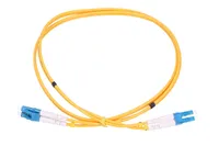 Extralink LC/UPC-LC/UPC | Patchcord | Monomodo, Duplex, G657A1, 3mm, 1m Długość1m