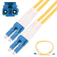 Extralink LC/UPC-LC/UPC | Patchcord | Monomodo, Duplex, G657A1, 3mm, 1m