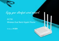 Totolink A1004 | Router WiFi | AC750, Dual Band, MIMO, 4x RJ45 1000Mb/s Standard sieci LANGigabit Ethernet 10/100/1000 Mb/s