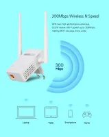 Totolink EX200 | Zesilovač signálu WiFi | 300Mb/s, 2,4GHz, 1x RJ45 100Mb/s, 2x 4dBi Diody LEDTak