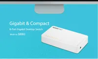 Totolink S808G | Switch | 8x RJ45 1000Mb/s Gigabit, obudowa Desktop Diody LEDDziałanie, Link, Zasilanie