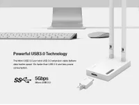 Totolink A2000UA | Adattator WiFi USB | AC1200, Dual Band, 2x 5dBi Standardy sieci bezprzewodowejIEEE 802.11a
