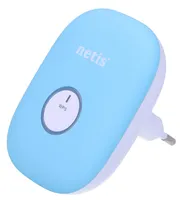 Netis E1+ | Wzmacniacz sygnału WiFi | 300Mb/s, 2,4GHz, 1x RJ45 100Mb/s, Niebieski