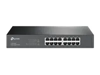 TP-Link TL-SG1016D | Switch | 16x RJ45 1000Mb/s, Rack, no gestionado Ilość portów LAN16x [10/100/1000M (RJ45)]
