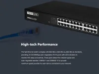 Totolink SW24 | Switch | 24x RJ45 100Mb/s, obudowa Rack, Niezarządzany 6