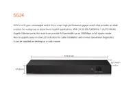 Totolink SG24 | Switch | 24x RJ45 1000Mb/s Gigabit, Rackmount, No gestionado ZarządzanieNie